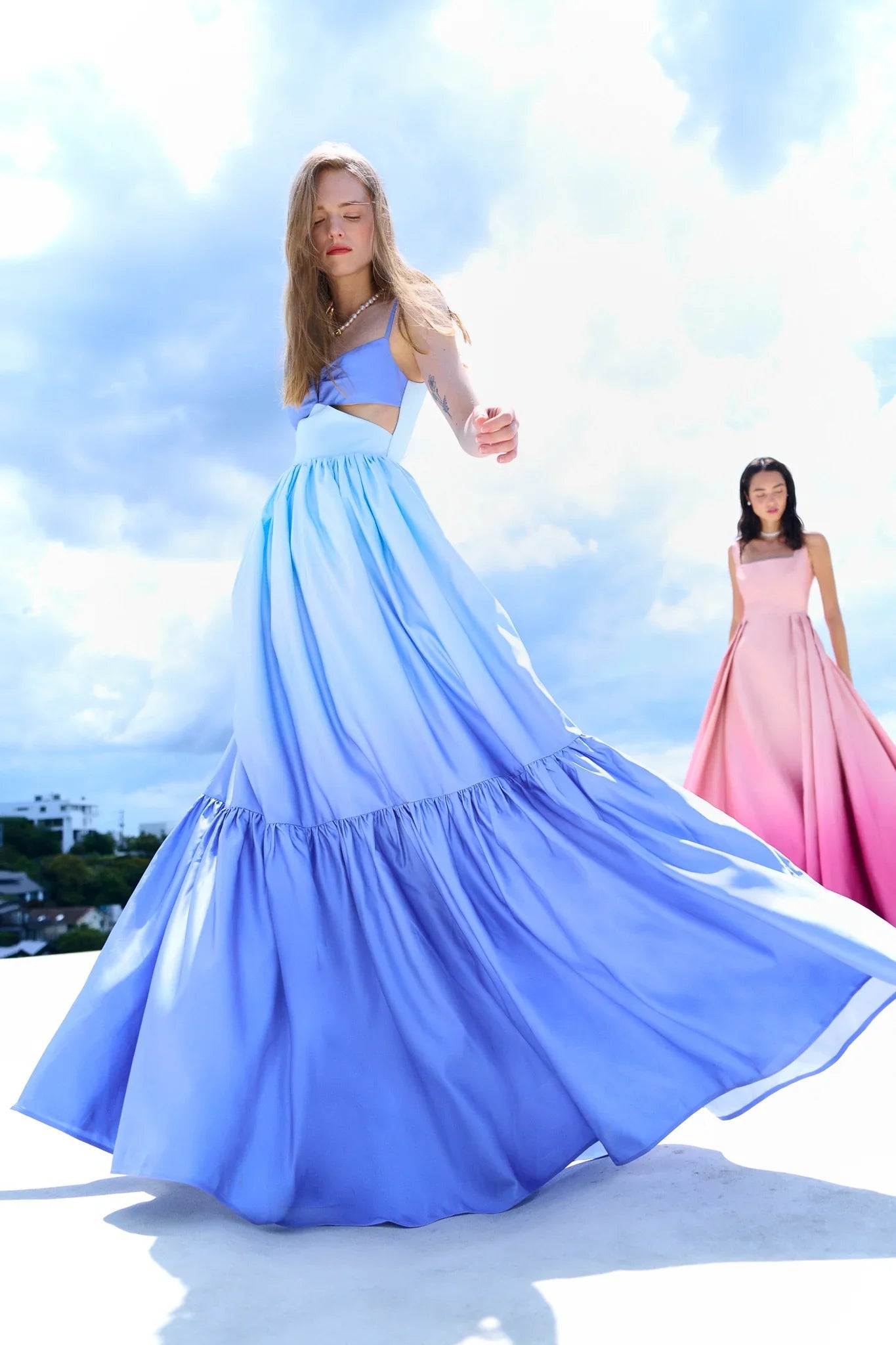 Nova Satin Gown