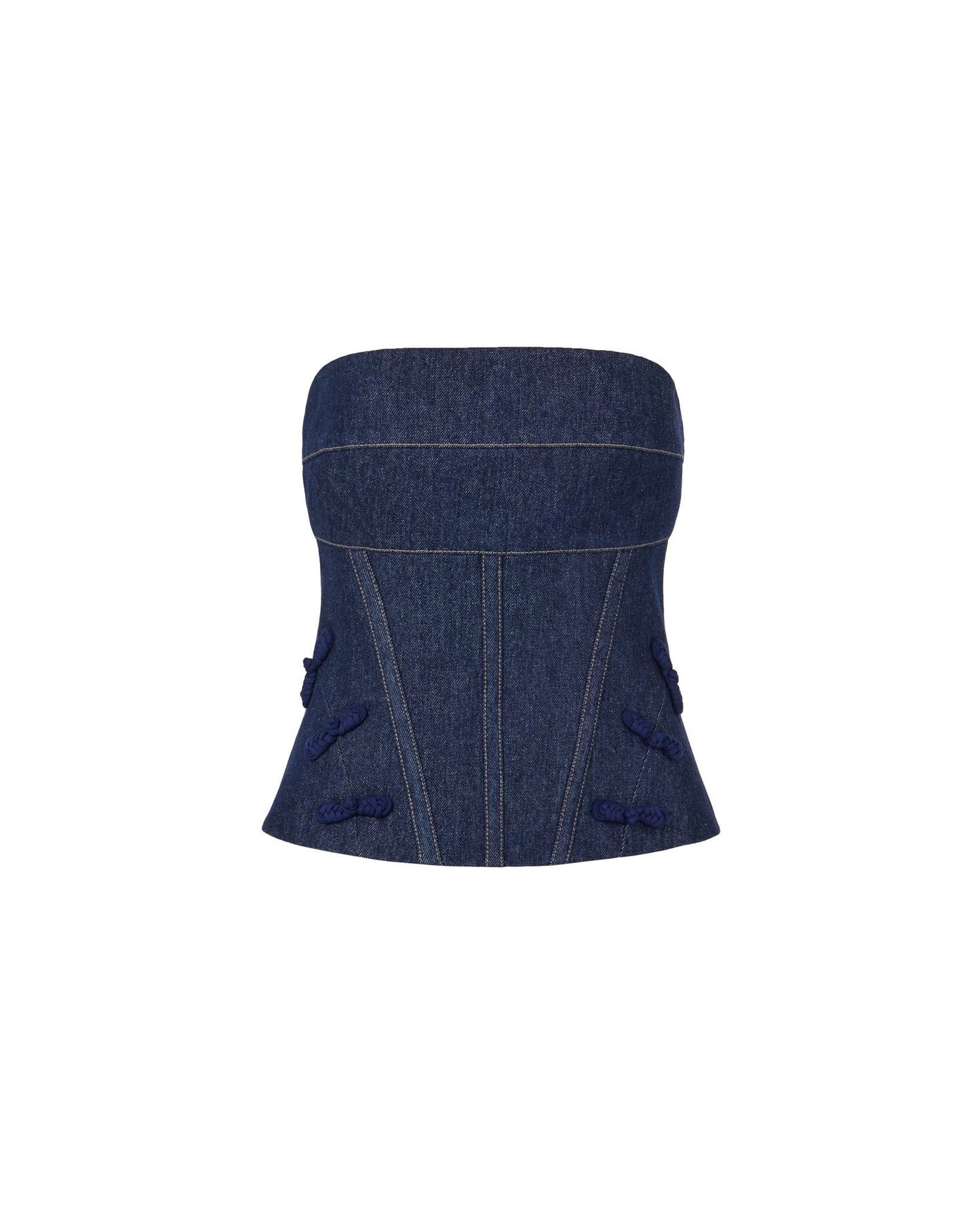 Brooklyn Denim Corset Top