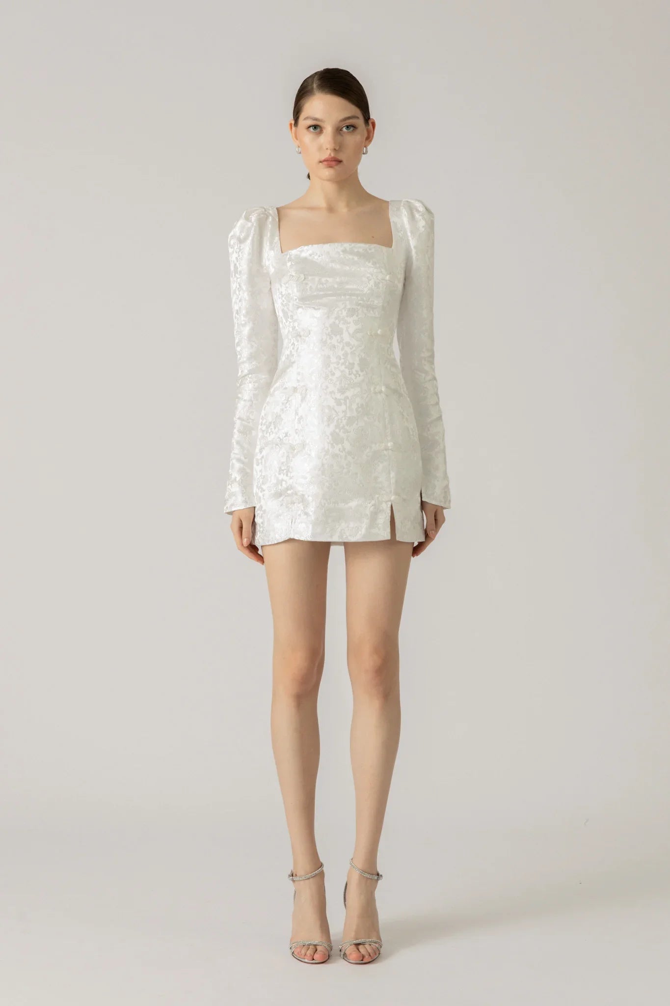 Jen Chinese Jacquard Mini Dress