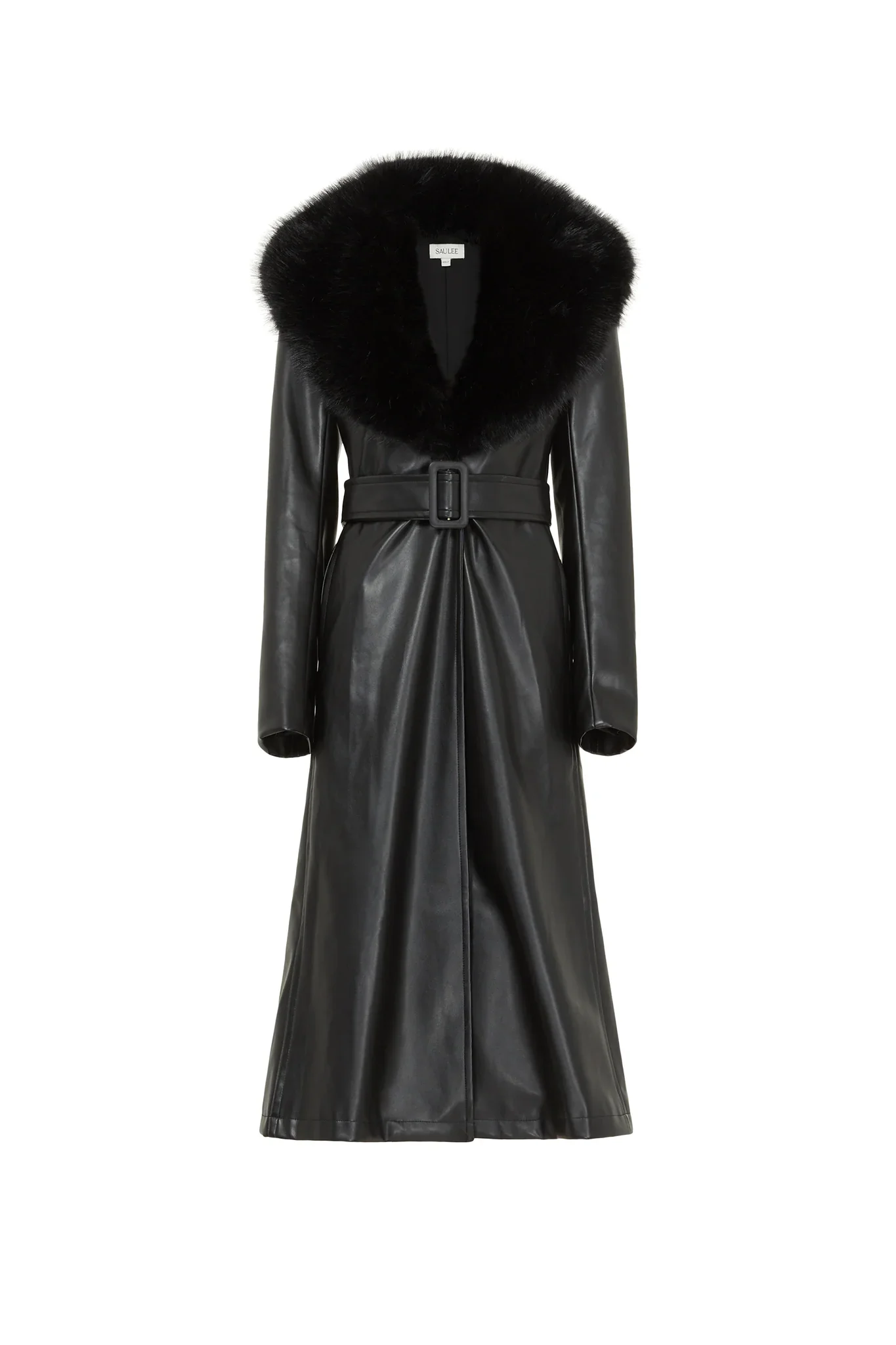 Simone Faux Leather Coat