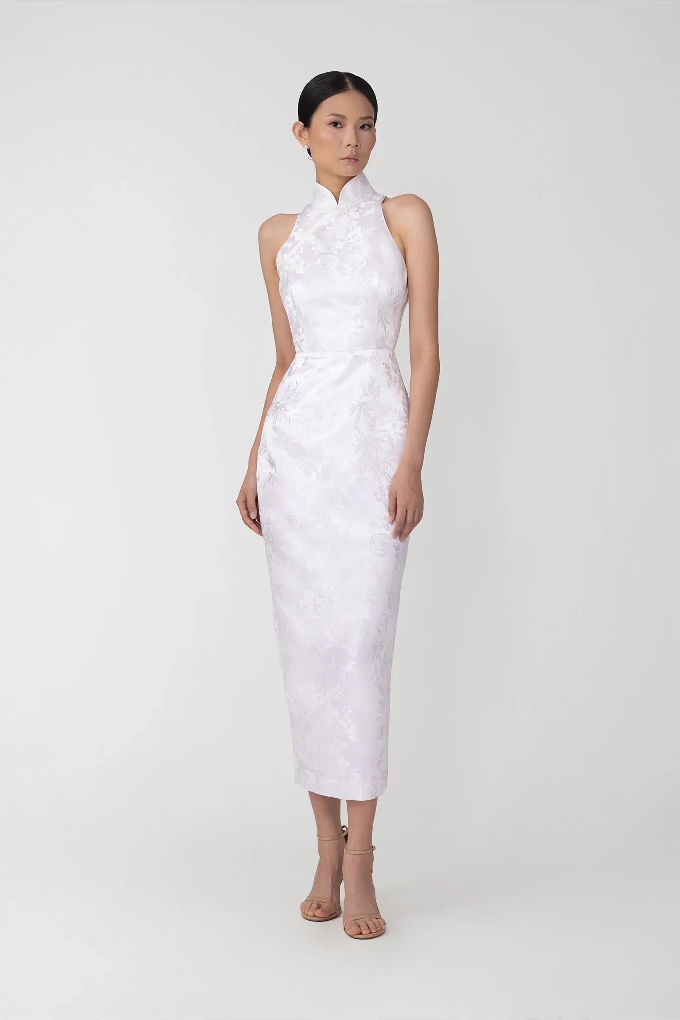 Jill Chinese Jacquard Pencil Dress