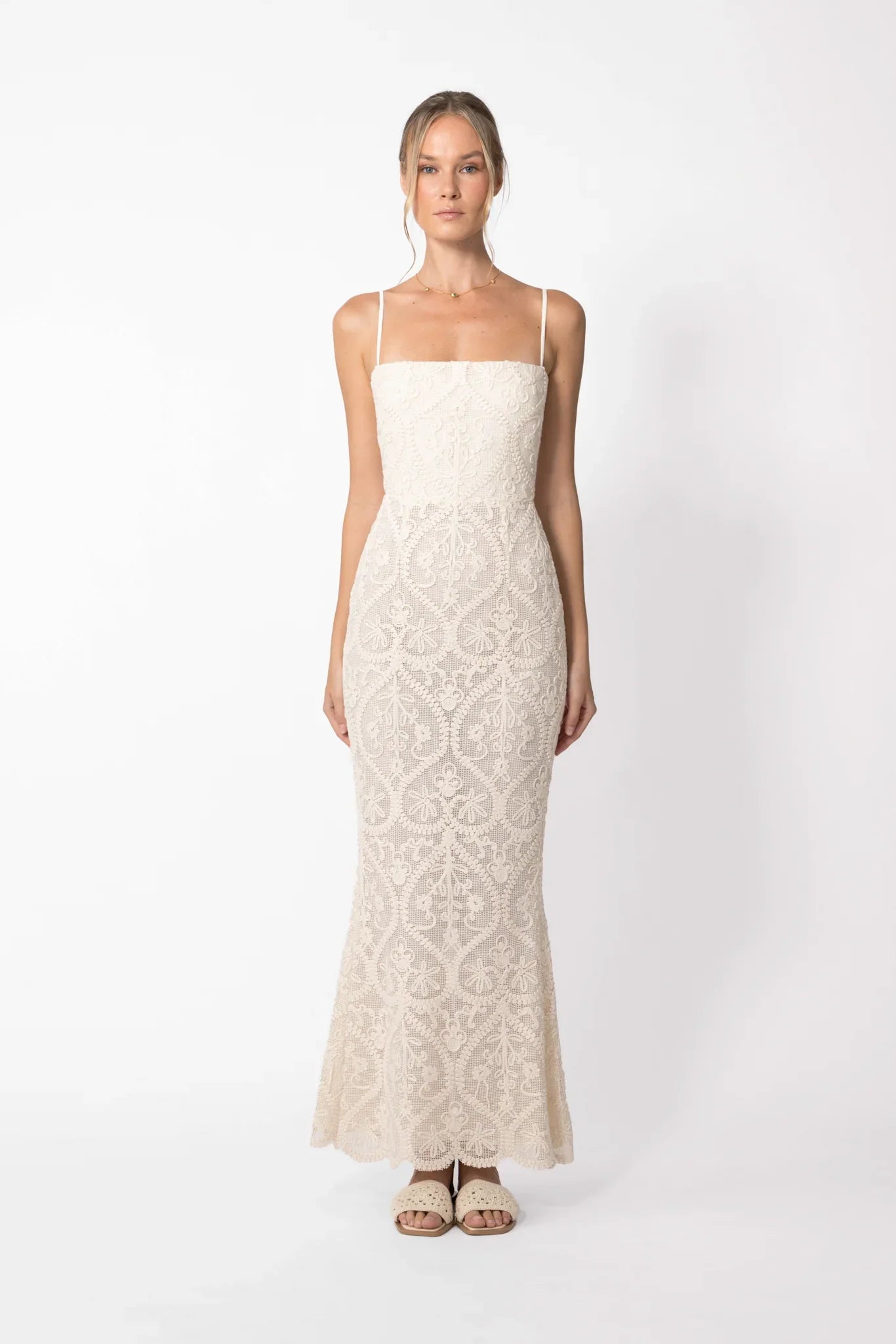 Amare Crochet Dress