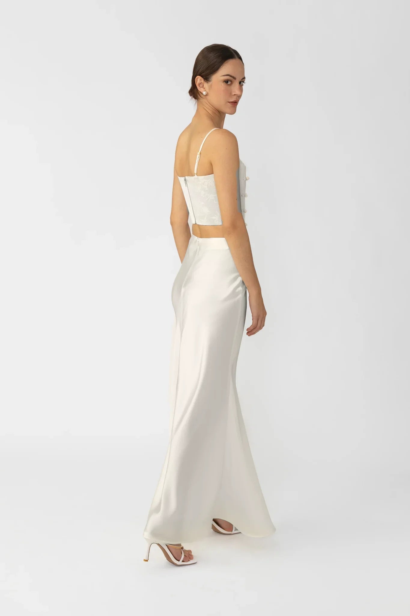Pia Satin Skirt