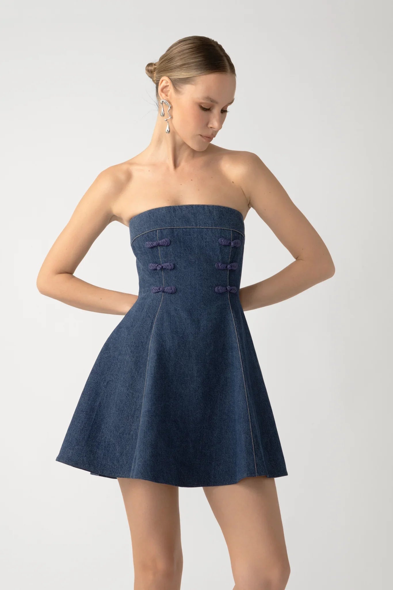 Tai Denim Mini Dress