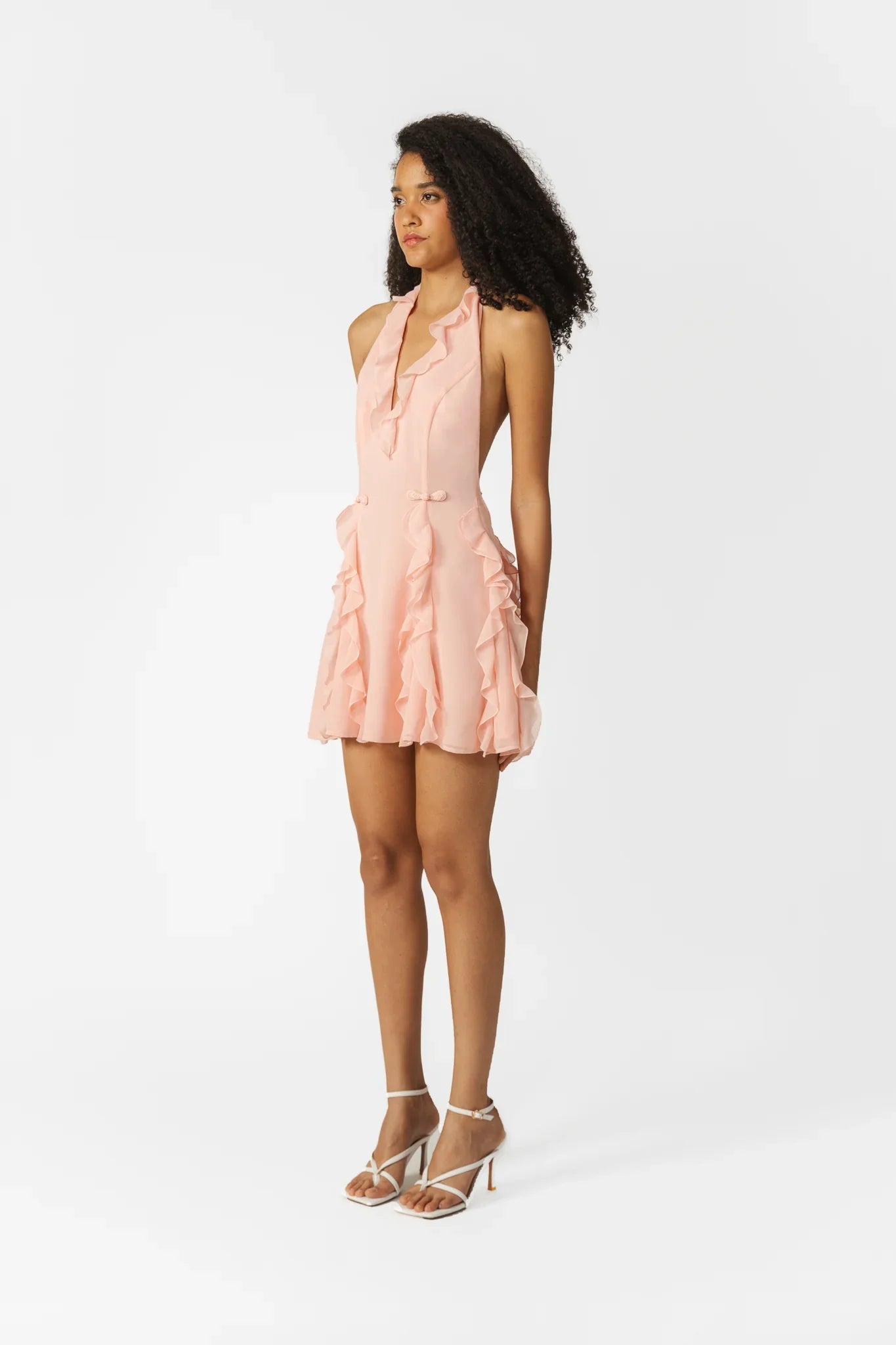 Fefe Ruffled Mini Dress