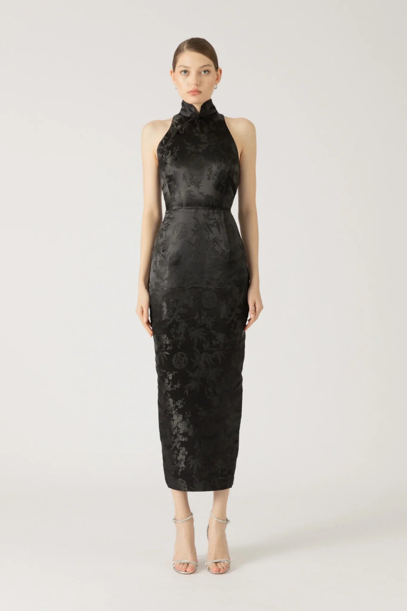 Jill Chinese Jacquard Pencil Dress