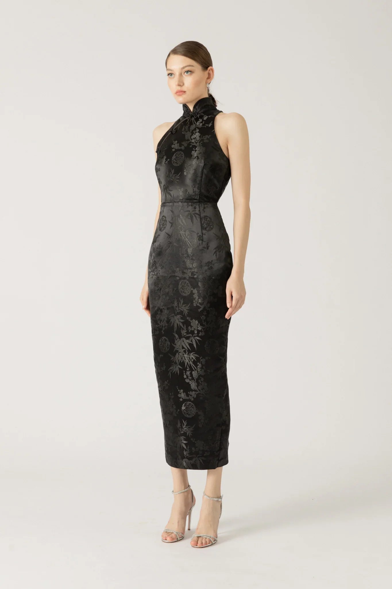 Jill Chinese Jacquard Pencil Dress