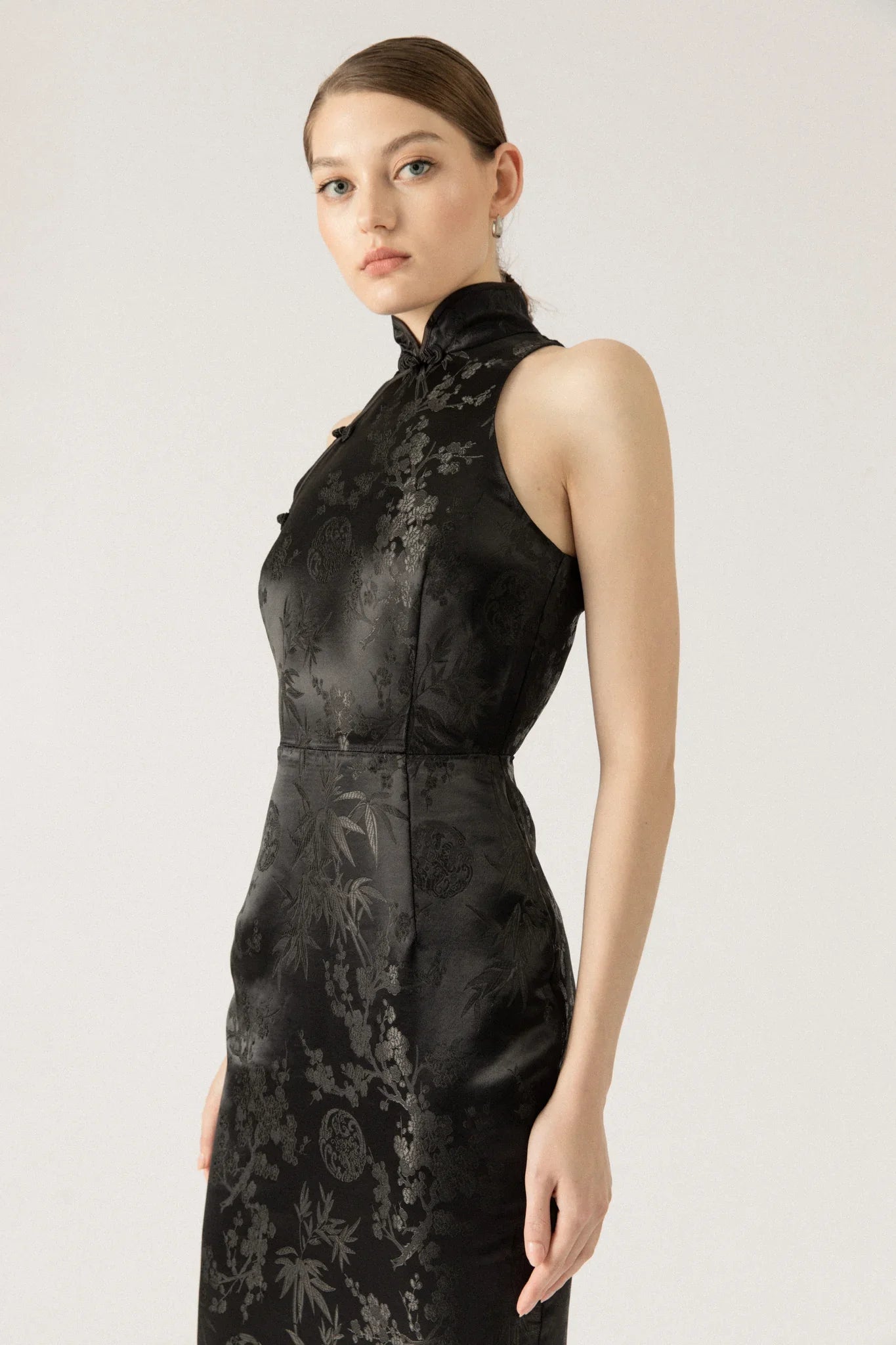 Jill Chinese Jacquard Pencil Dress