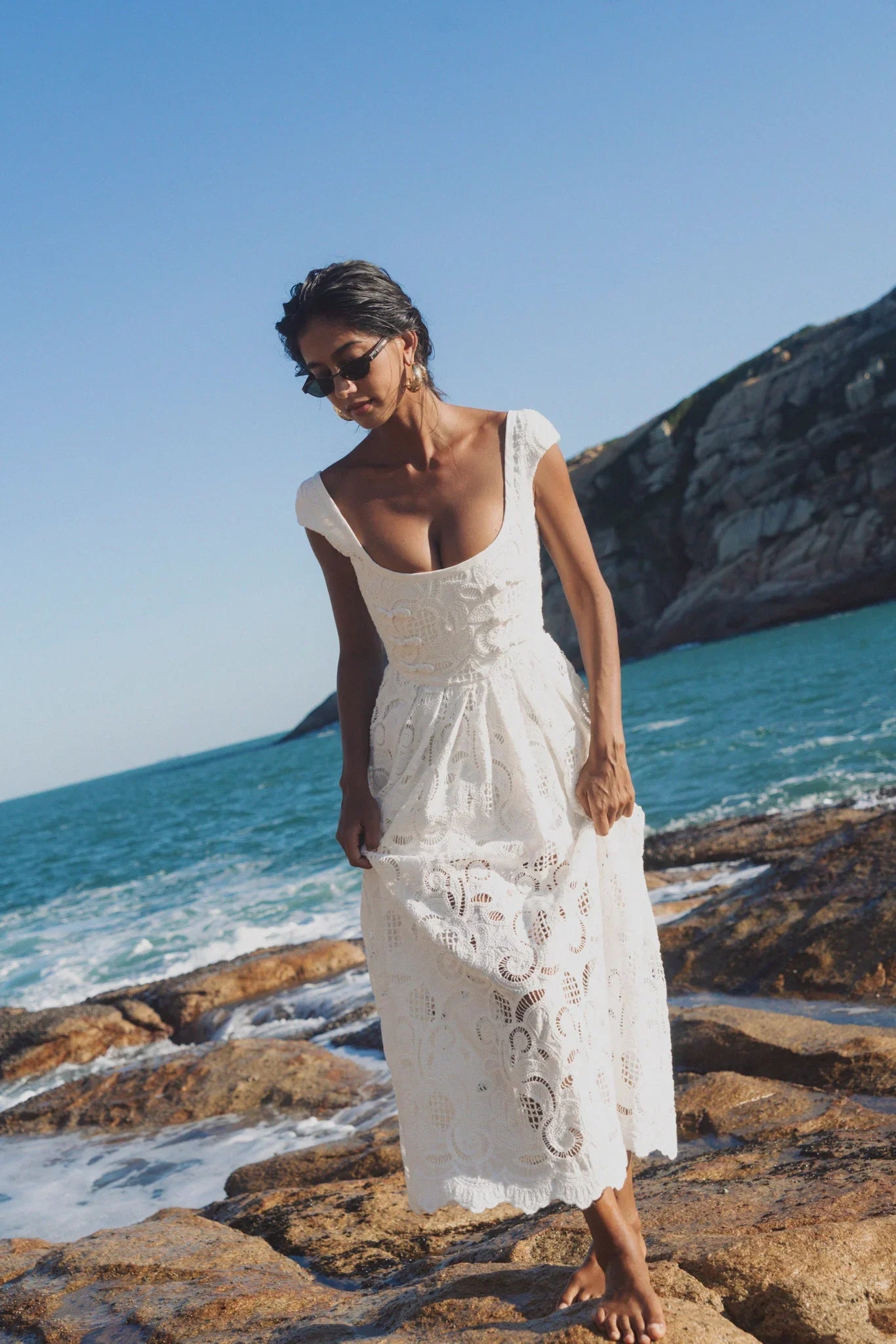 Holland Embroidered Lace Dress