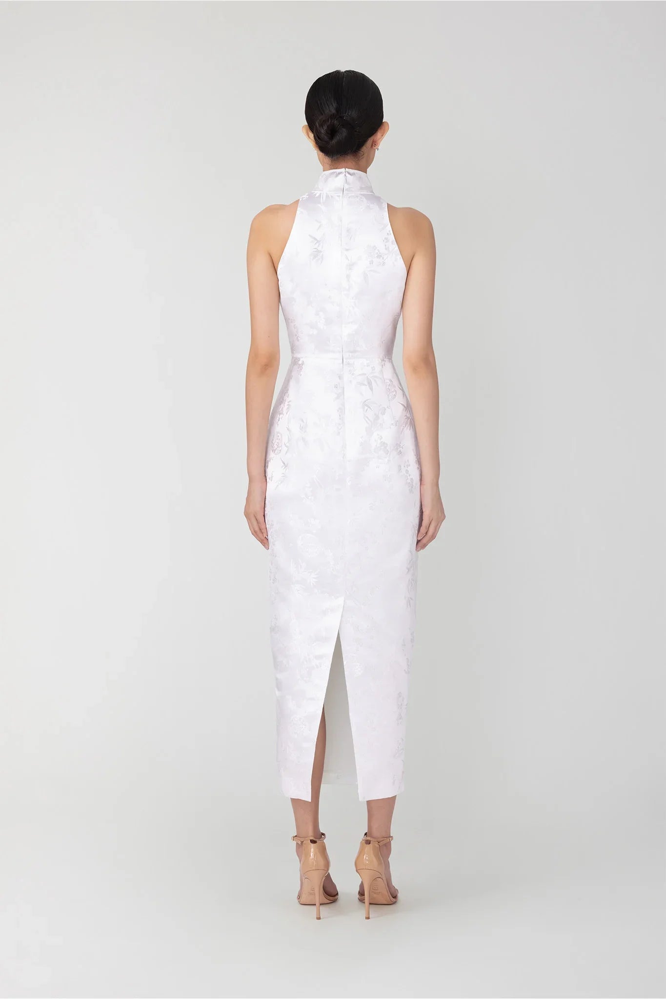 Jill Chinese Jacquard Pencil Dress