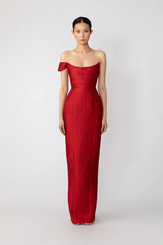 Jackson Jacquard Gown
