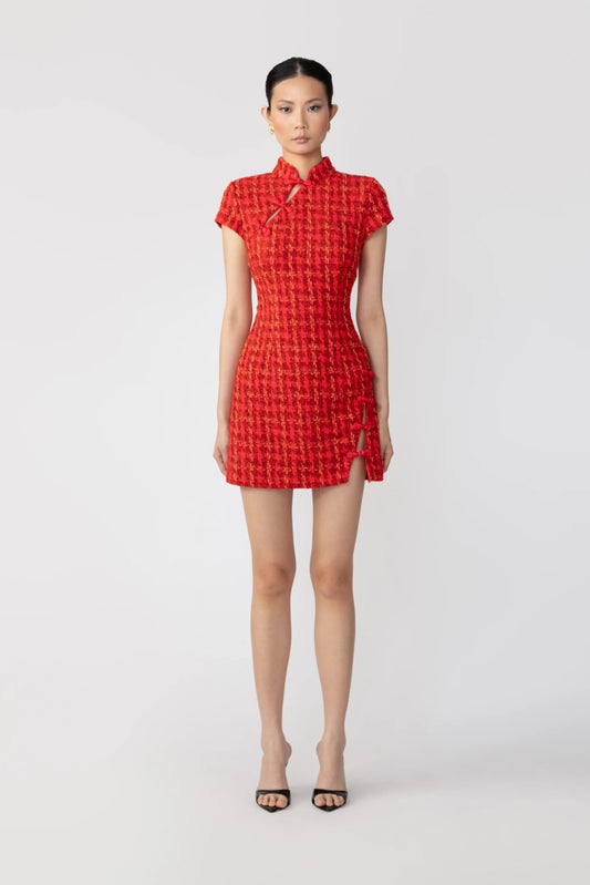 Iris Tweed Dress