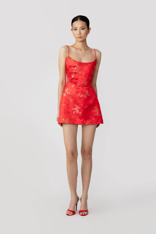 Joey Jacquard Mini Dress