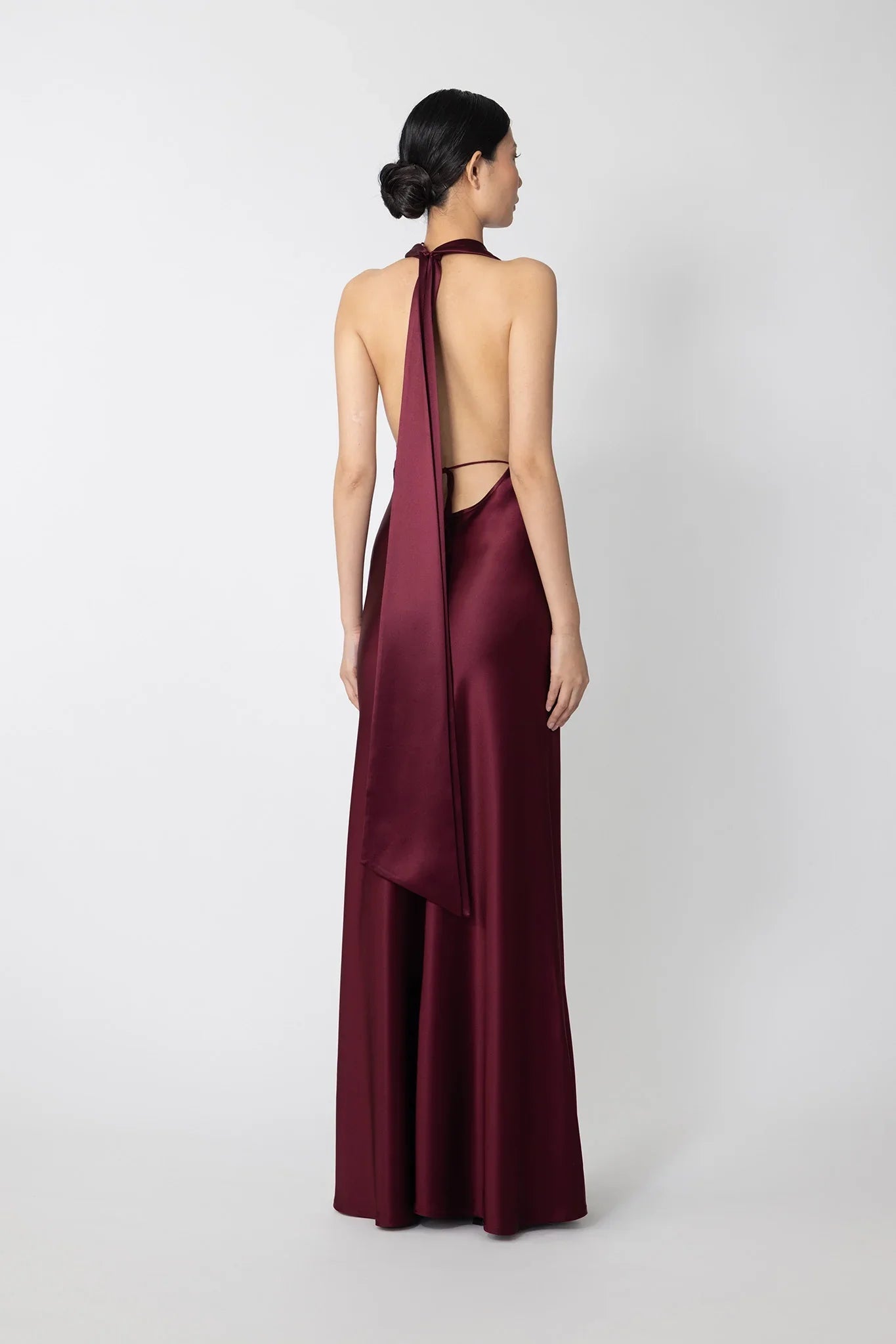 Pearl Satin Gown