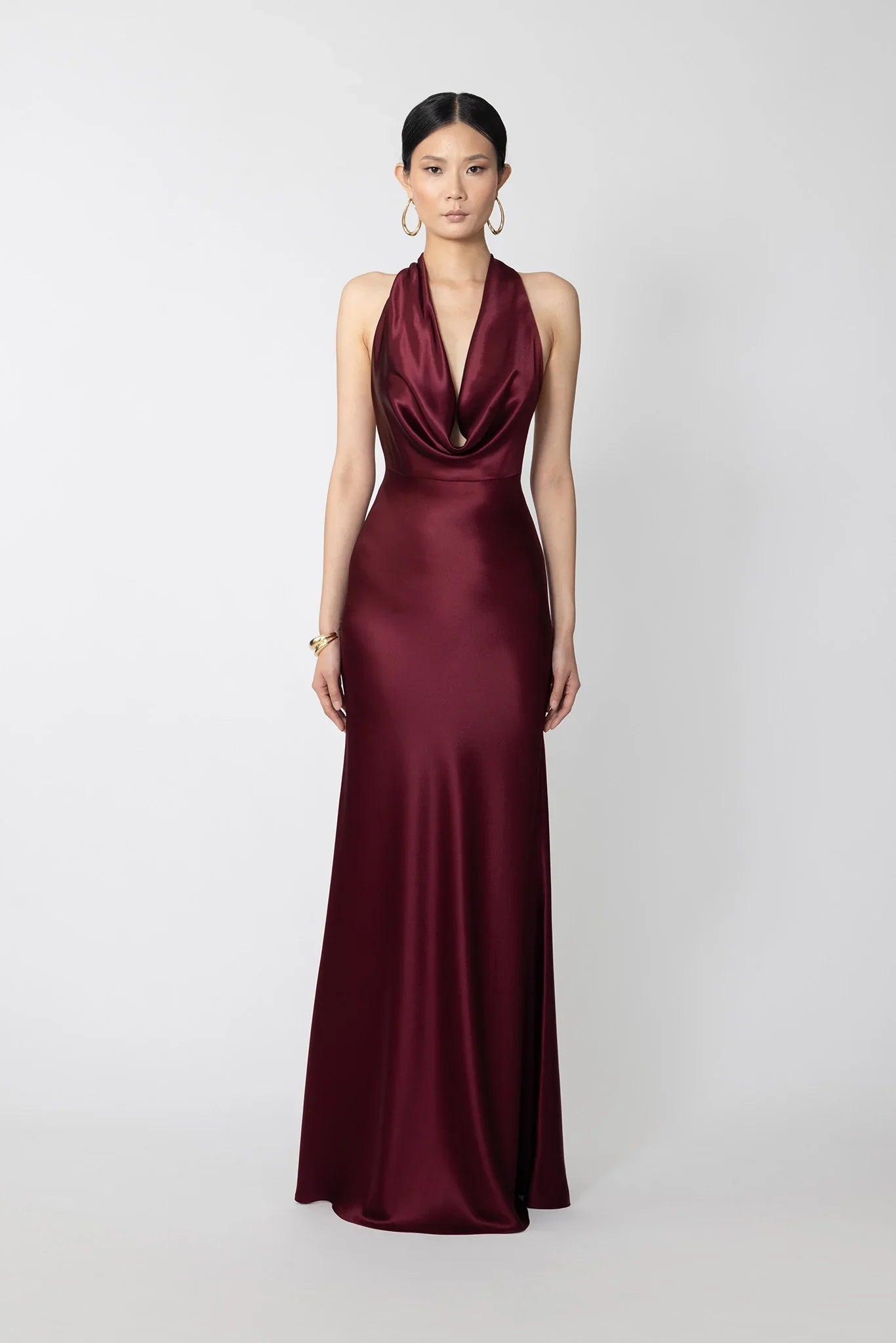 Pearl Satin Gown