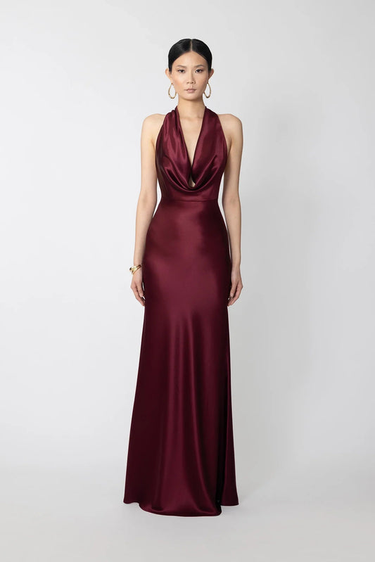 Pearl Satin Gown