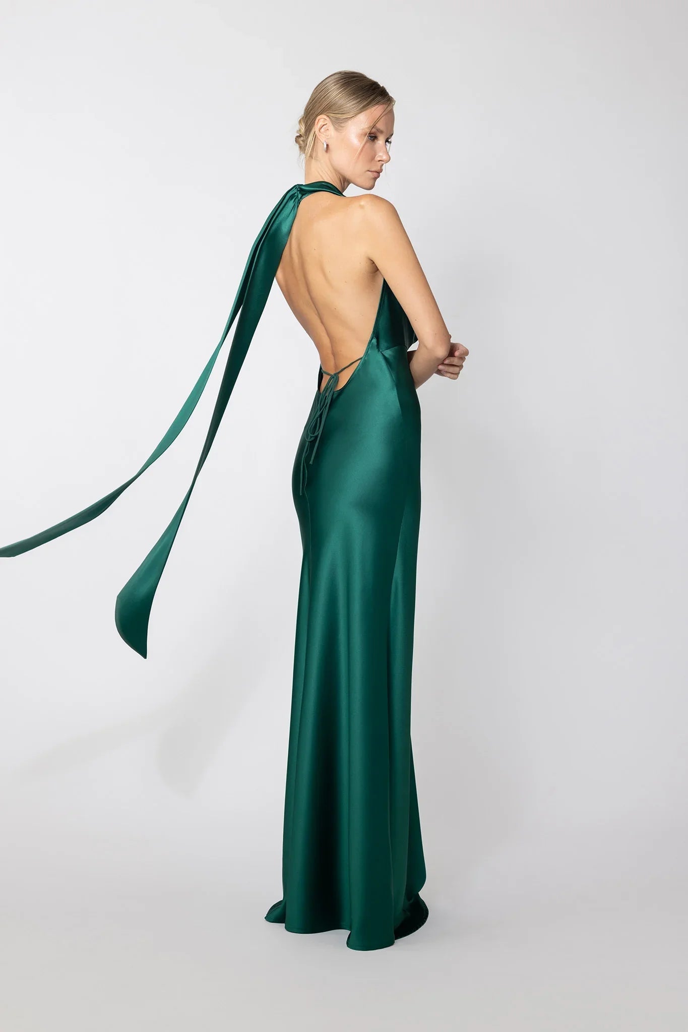 Pearl Satin Gown