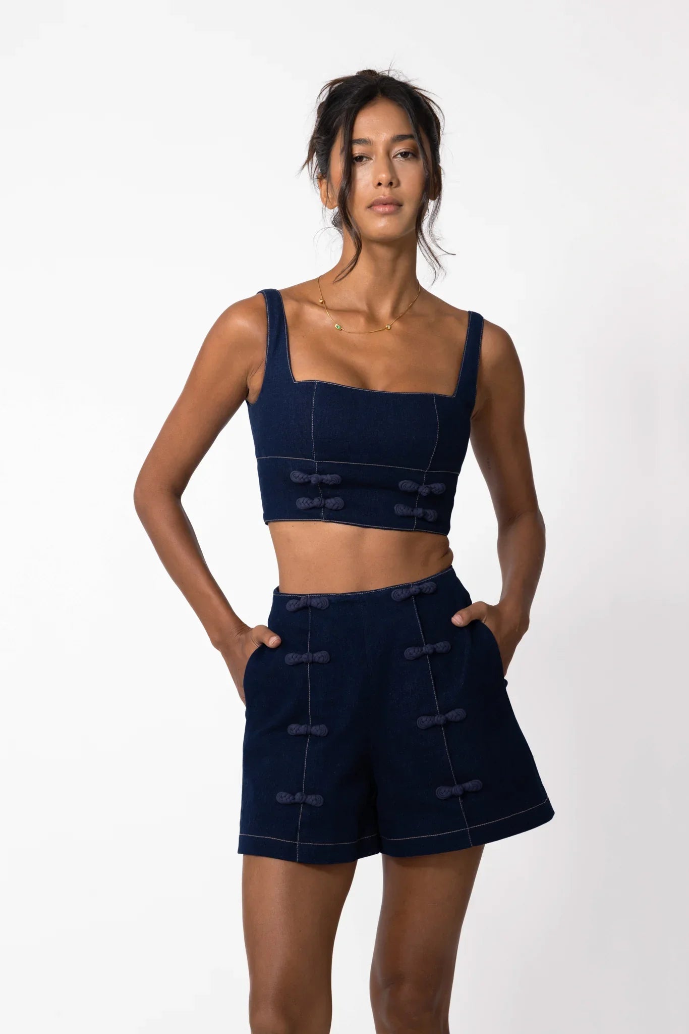 Bridgette Denim Top
