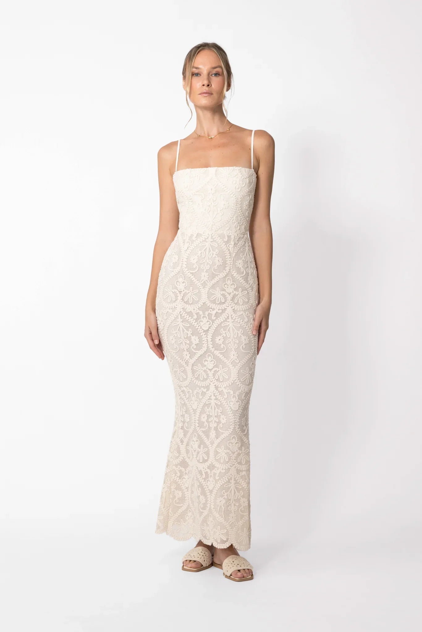 Amare Crochet Dress