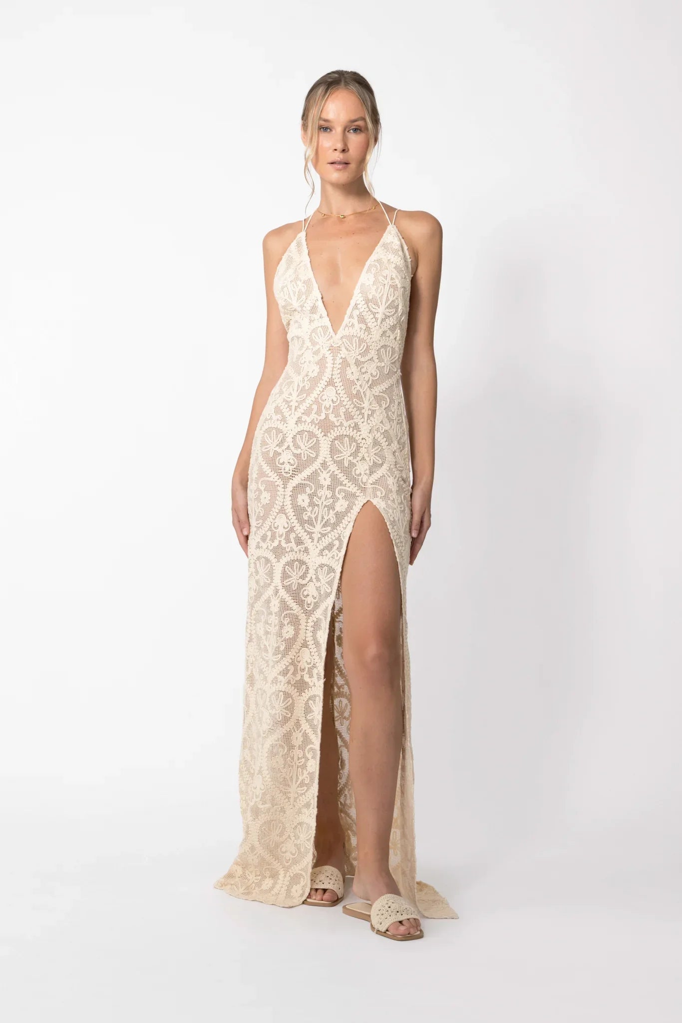 Frankie Amare Crochet Dress