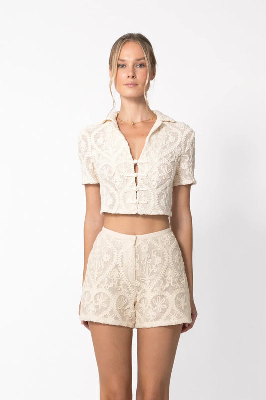 Amare Crochet Top