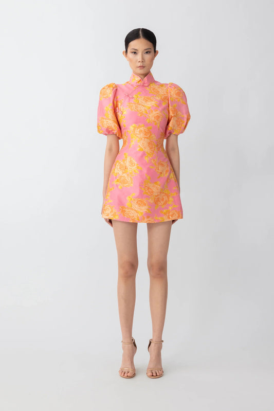 June Jacquard Mini Dress
