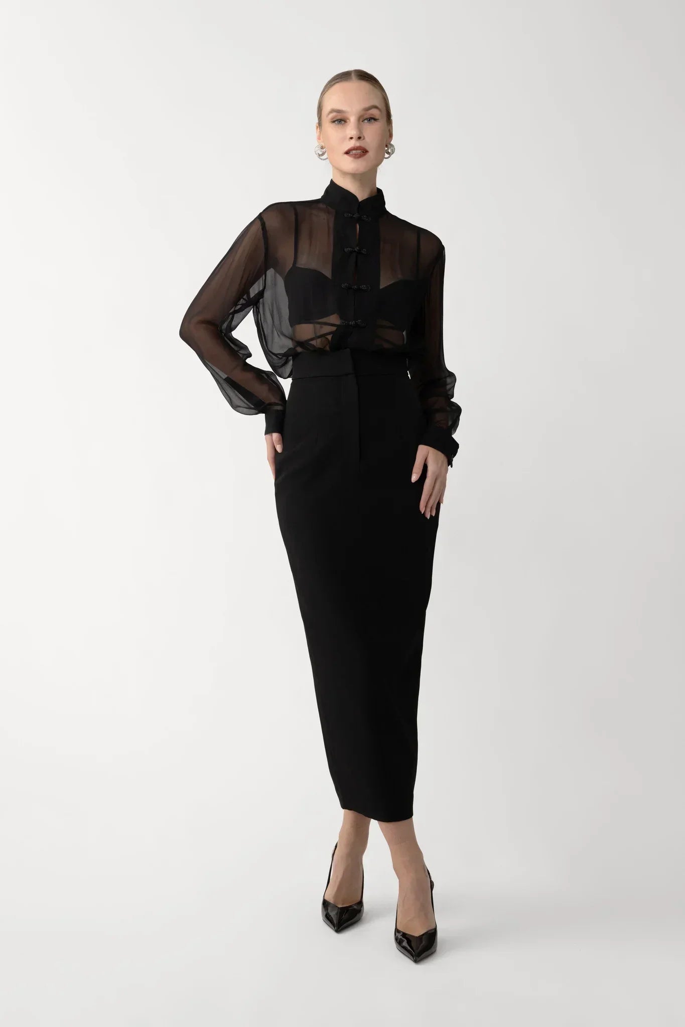 Niki Crepe Skirt