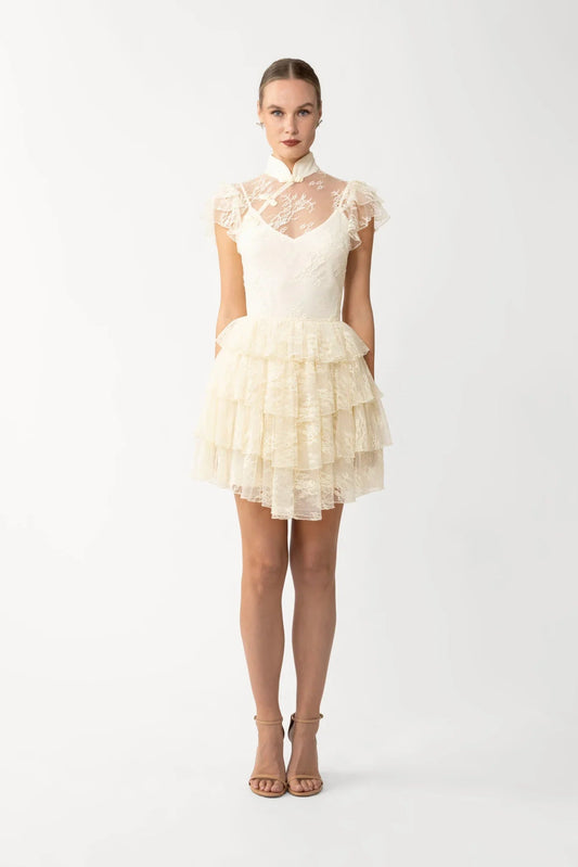 Roux Lace Mini Dress