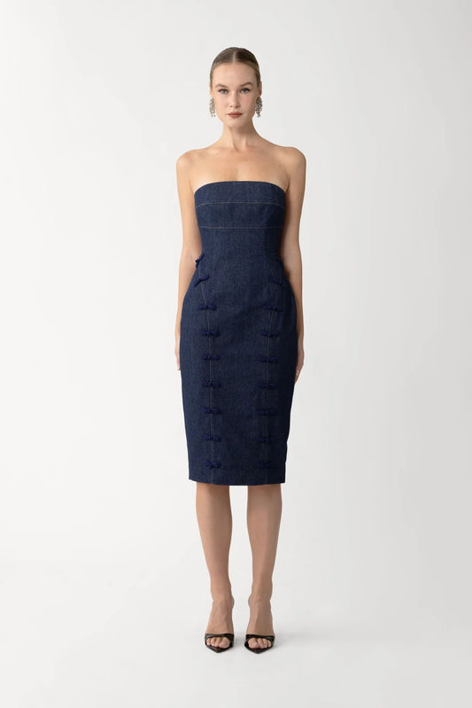 Brooklyn Denim Midi Dress