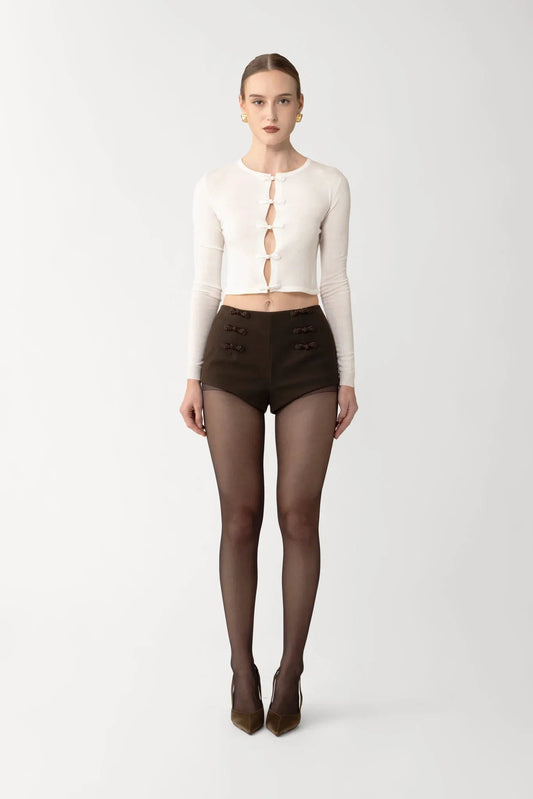 Niki Suede Shorts