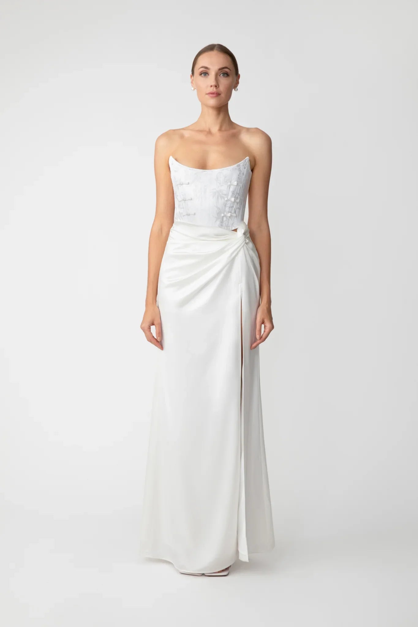 Julia Jacquard Gown