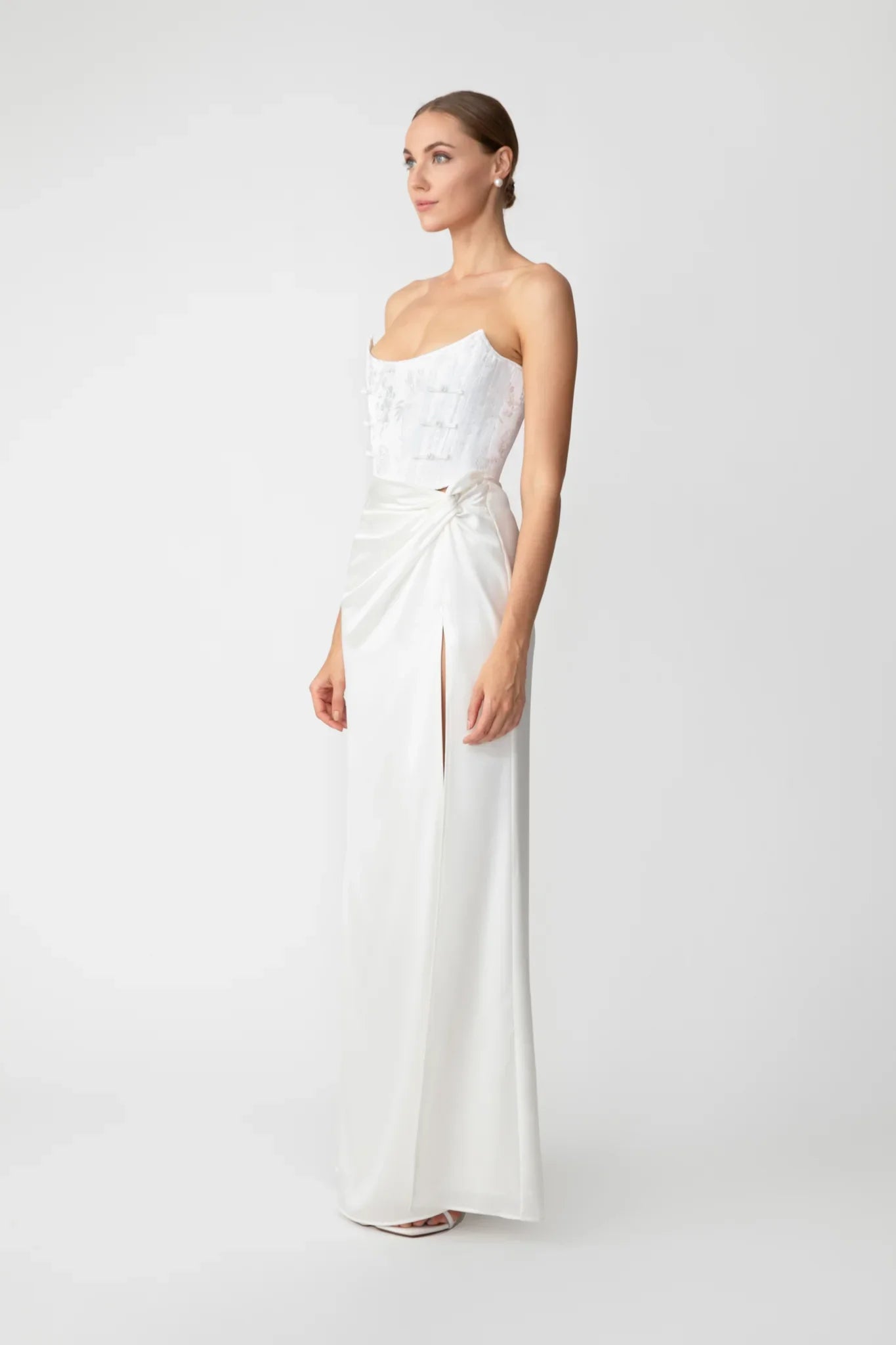 Julia Jacquard Gown