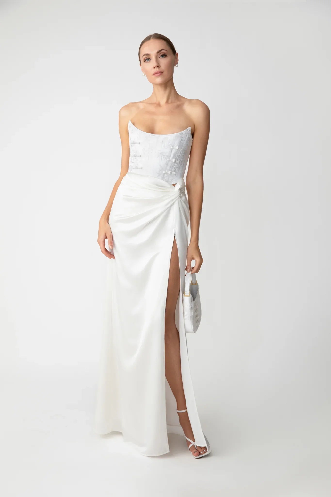 Julia Jacquard Gown