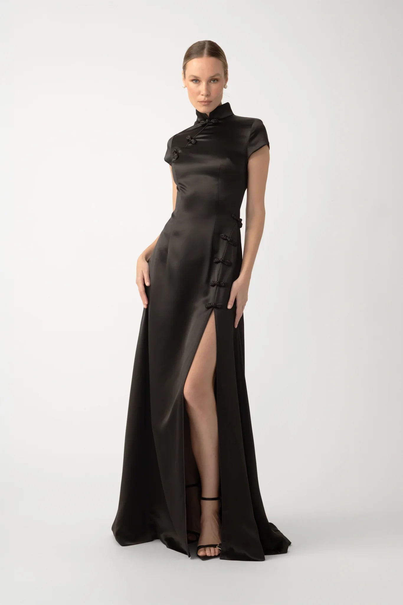 Pia Satin Gown