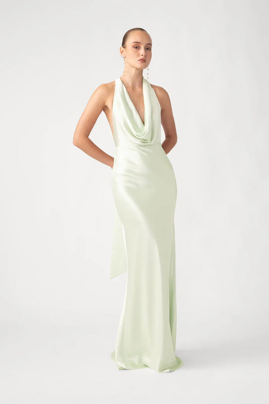 Pearl Satin Gown